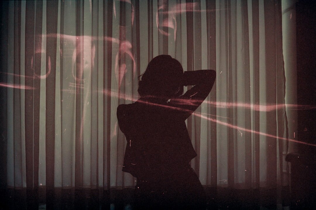 mysterious actress on stage
