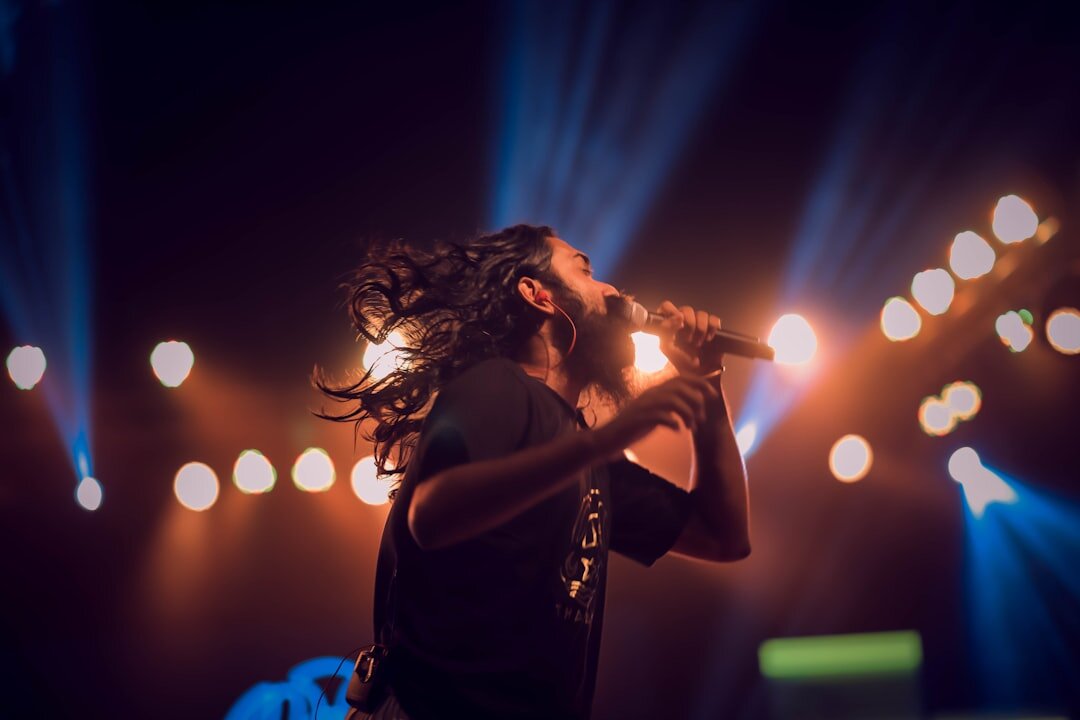 famous singer on stage