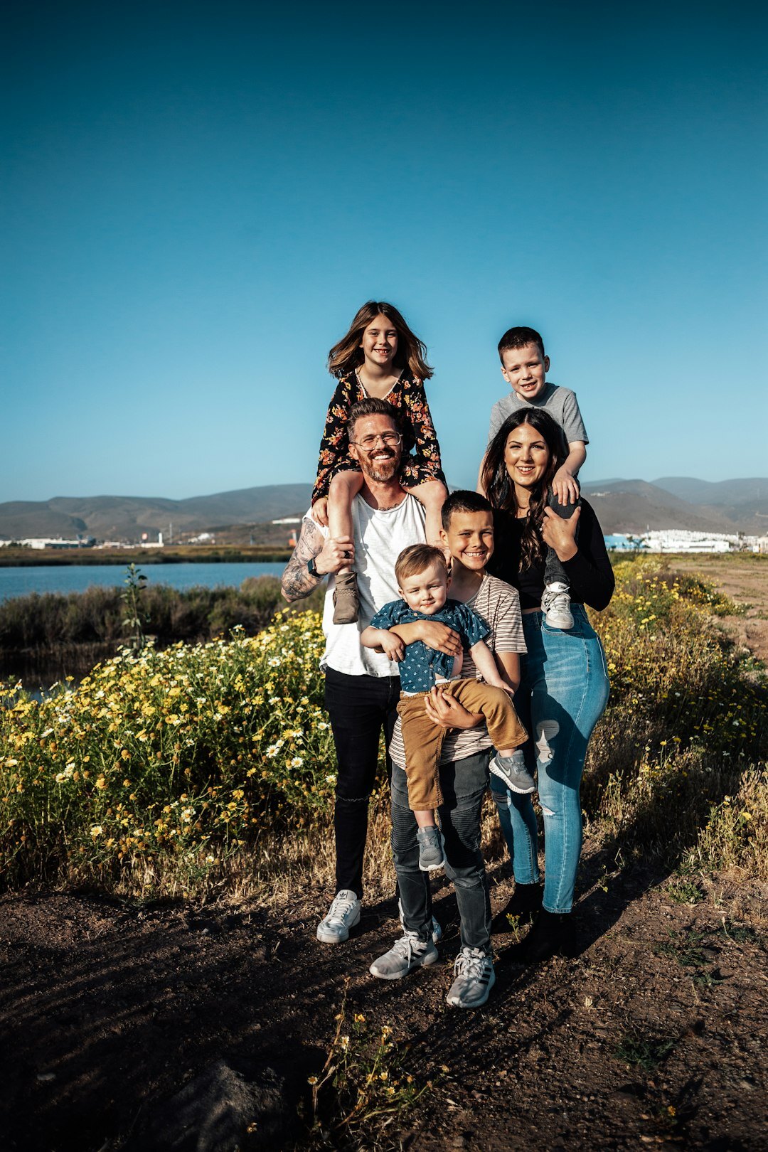 celebrity with family
